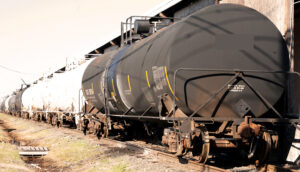 Rail Tank on railroad